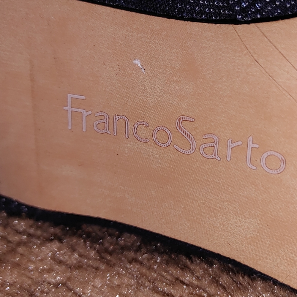 Franco Sarto Denim Look Heels - Picture 6 of 9